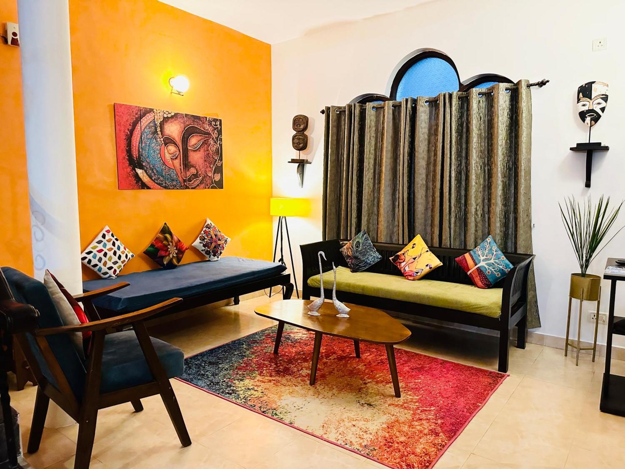 Gr Stays - Duplex 3Bhk Villa With Pool Arpora I Baga Beach 5 Mins エクステリア 写真